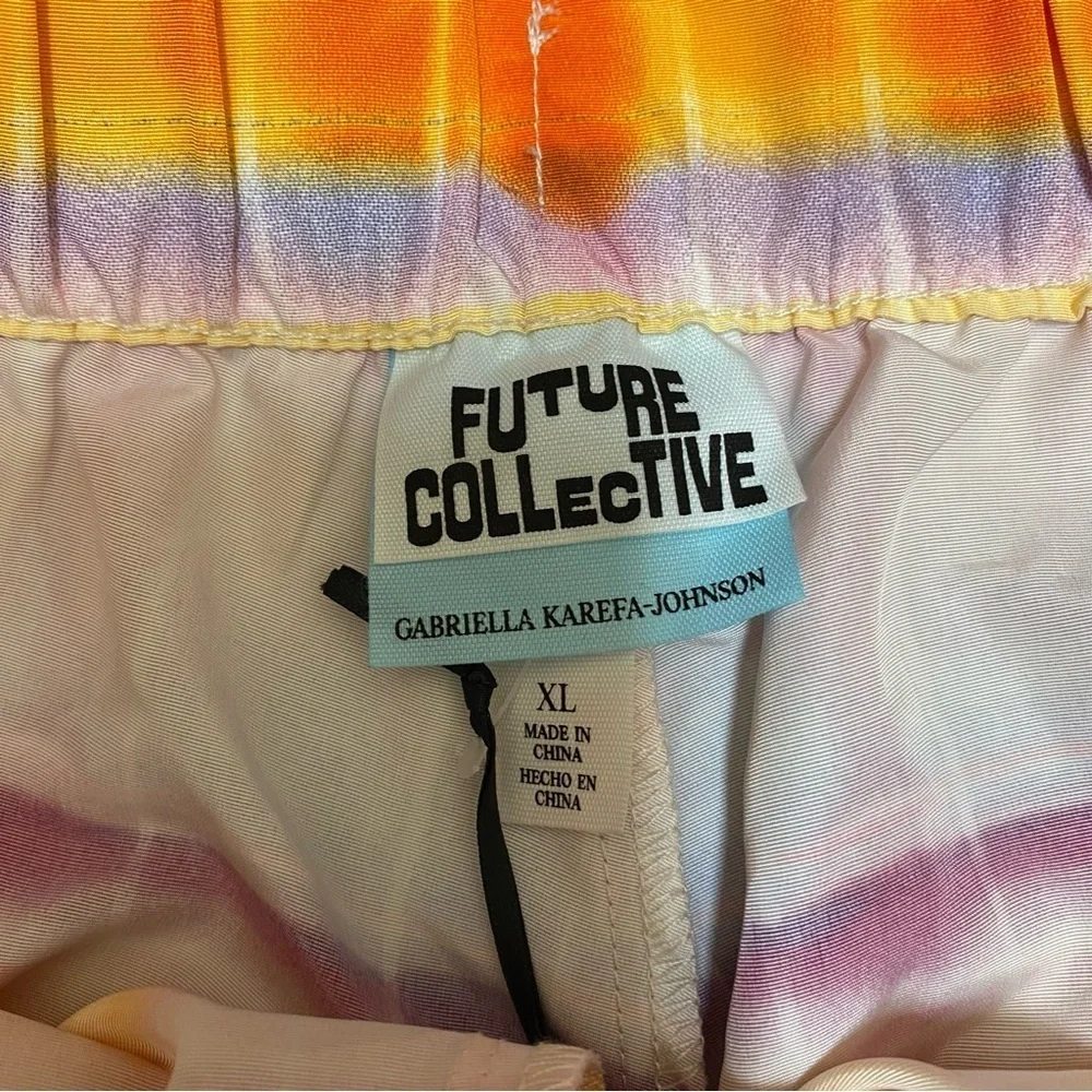 Future Collective Women’s Tie-Waist Paperbag Shorts Womens‎ XL NWT